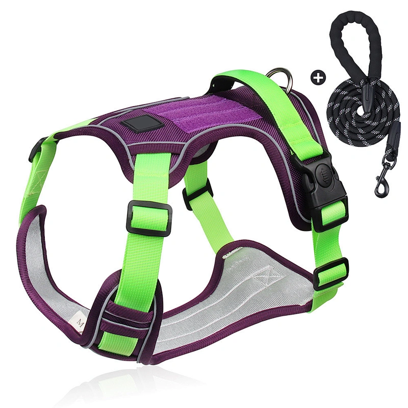 Best selling summer breathable mesh cloth cool neck adjustable harness color can be customized dog harness