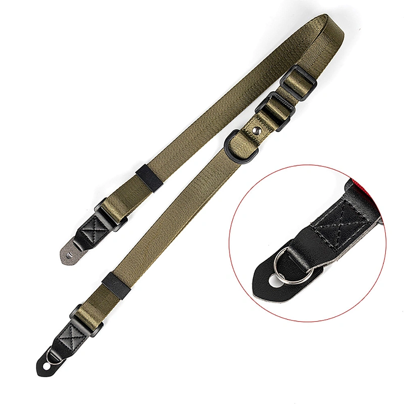Yihong pure color nylon crossbody should neck quick adjustment Camera Strap