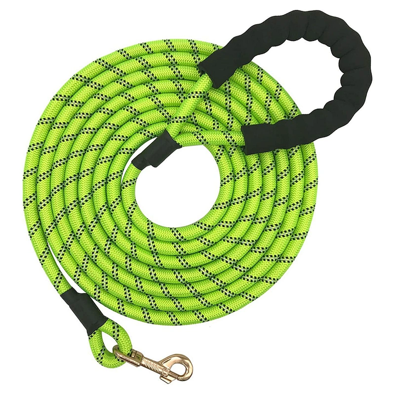 Foam Handle Custom Nylon Polyester Manufacturers Accessories Reflective Silk Small Large Pet Dog Cat Lead Rope Leash