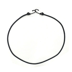 Factory wholesale round black elastic cord cords custom 1mm 2mm 4mm 8mm 10mm shock bungee elastic string cord elastic rope