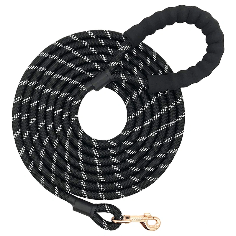 Foam Handle Custom Nylon Polyester Manufacturers Accessories Reflective Silk Small Large Pet Dog Cat Lead Rope Leash