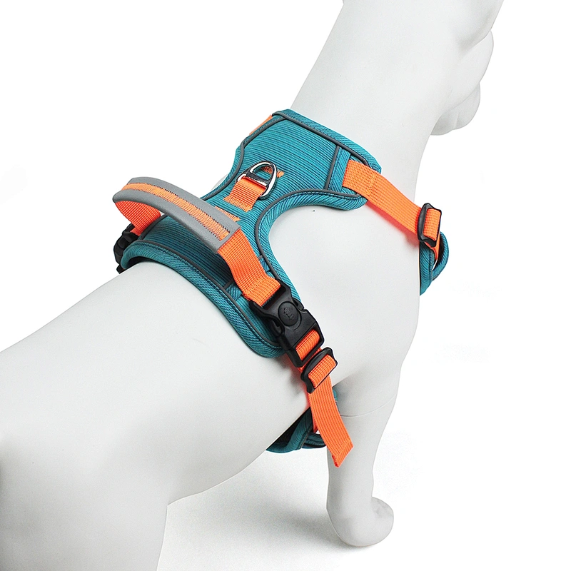 Breathable Reflective Pet Harness Strong Durable Lightweight Dog Vest Adjustable Safety Jacket for All Dogs