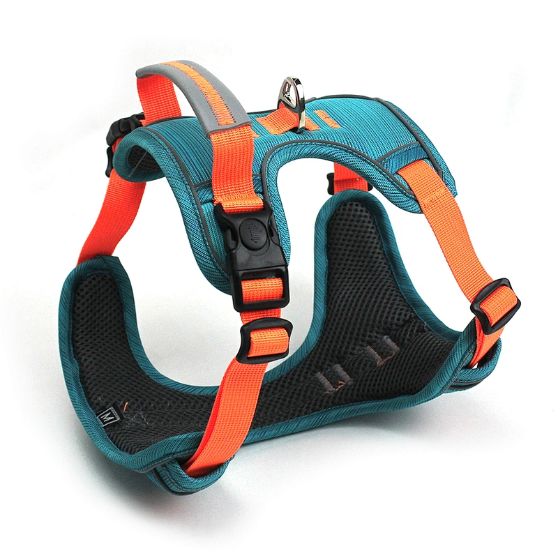Breathable Reflective Pet Harness Strong Durable Lightweight Dog Vest Adjustable Safety Jacket for All Dogs