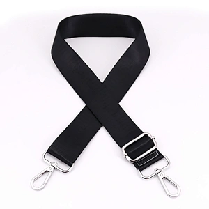 Adjustable Handbag Custom Print Logo Wide PP Polyester Canvas Woven Belt Crossbody 3.8cm Shoulder Nylon Bag Strap