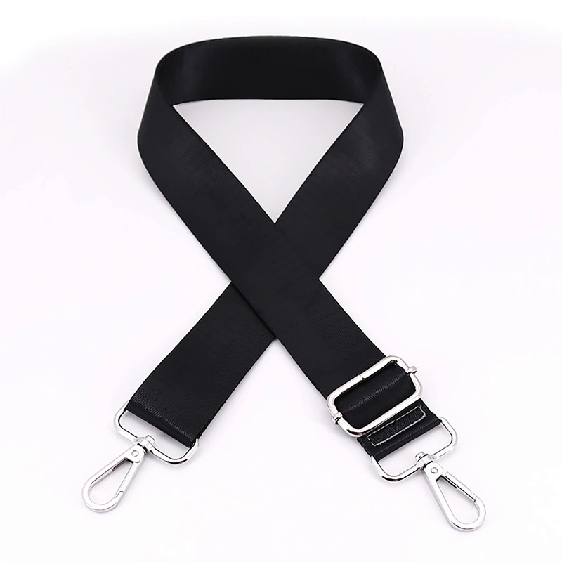 Adjustable Handbag Custom Print Logo Wide PP Polyester Canvas Woven Belt Crossbody 3.8cm Shoulder Nylon Bag Strap