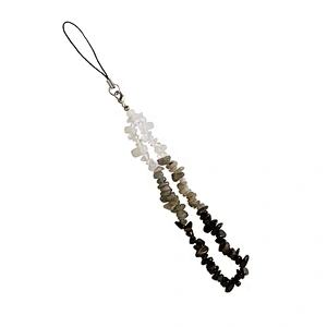 Handmade Crystal Beaded Phone Charm, Custom Pearl Beads Mobile Chain Strap, Decorative Lanyard for Cell Phone Case