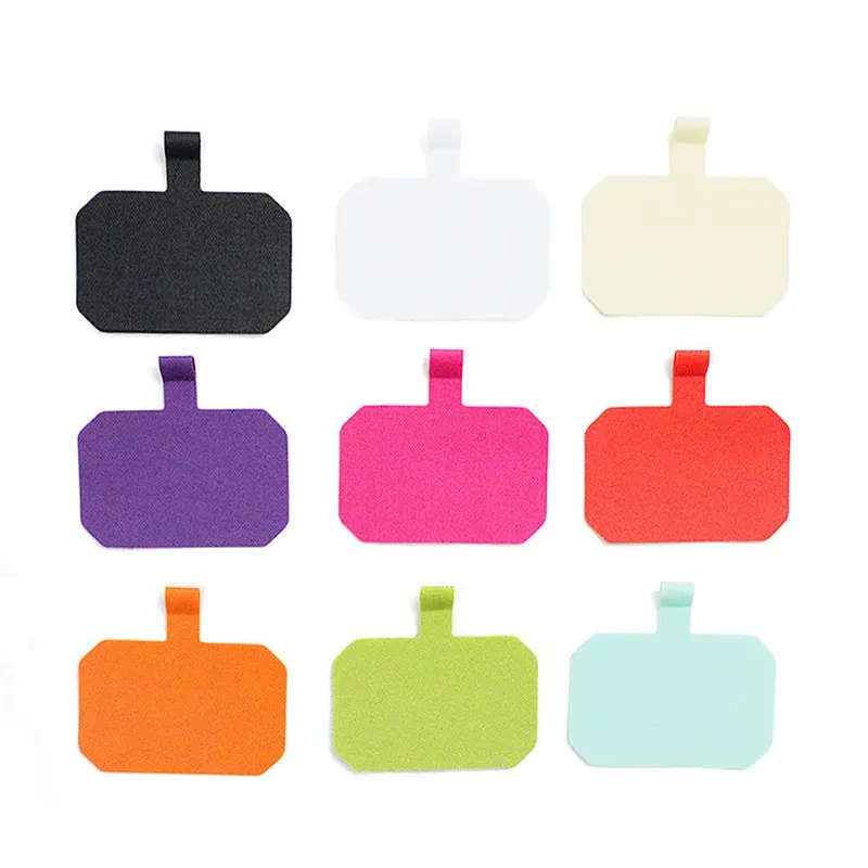 colorful nylon Mobile phone Mobile phone fixed back sticker connector Cell patch shim spacer