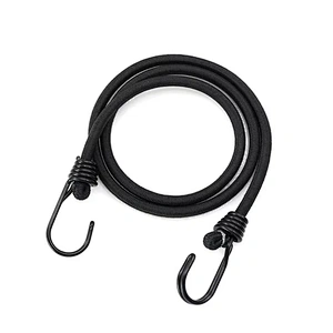 Wholesale Bulk Custom Motorcycle Cargo 6mm 8mm 1 Meters 1m Two Hook Adjustable Latex Rubber Elastic Strap Rope Bungee Cords