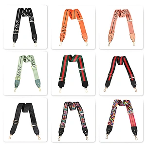 2024 Custom Logo Bag Strap 5cm Wide Crossbody Strap For Handbags Replacement Adjustable Shoulder Purse Strap