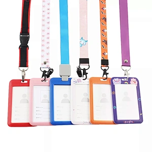 Promotional Card Holder Other Woven Tool Custom Sublimation Printed Logo Breakaway Bottle Opener Neck Polyester Lanyard