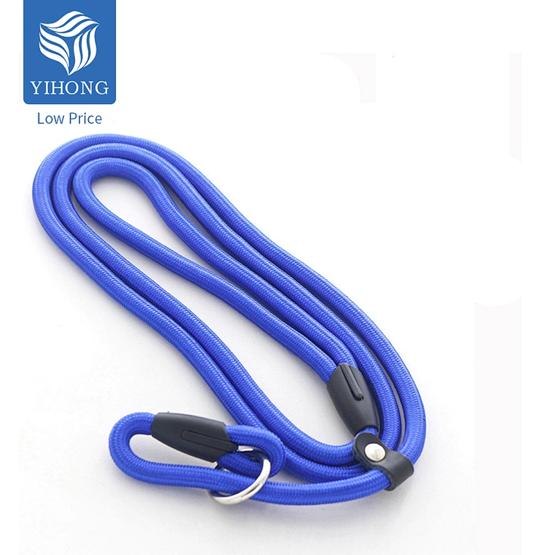 Wholesale Custom Medium Large Perros Mascotas Big Training PP Nylon Sturdy Durable Solid Slip on Show Dog Lead Rope Leash