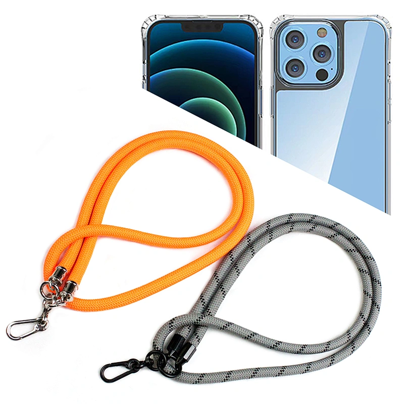 2024 New Crossbody Lanyard Case Carry Phone Case For iPhone 11 Pro With Metal Hooks
