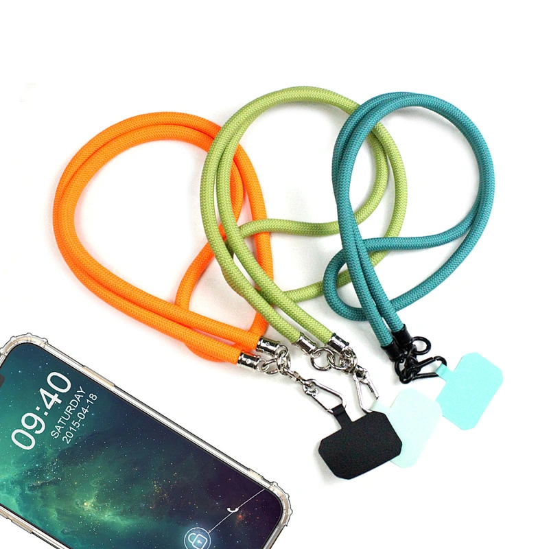 Wholesale Adjustable Wide Mobile Phone Lanyard Universal Phone Lanyard Multicolour Custom Logo Printed Lanyard