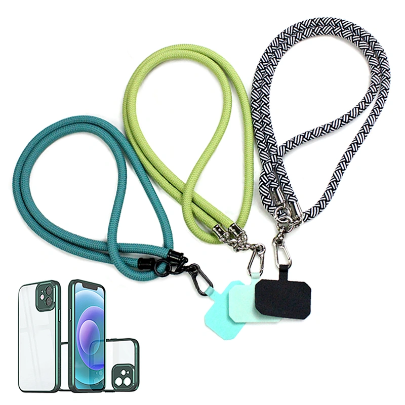 Wholesale Adjustable Wide Mobile Phone Lanyard Universal Phone Lanyard Multicolour Custom Logo Printed Lanyard