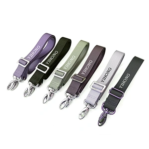 Metal Buckle for Computer Custom Adjustable Polyester Nylon Woven Handbag Handle Shoulder Crossbody Canvas Belt Bag Strap