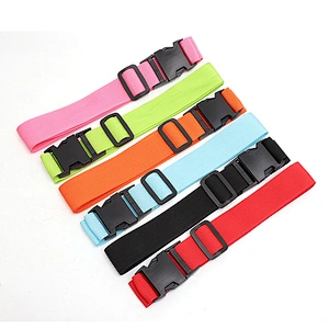 Luggage Belt Travel Lock Custom Travelling Straps For Suitcases Luggages With Buckle Tsa Approved Cable Luggage Strap