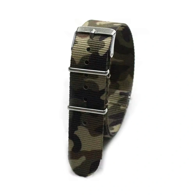 Custom Wrist Sublimation Printed Logo Nylon Fabric Apple Series 7 8 Smart i Watchband Watch Strap Band
