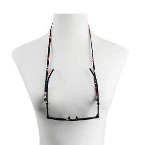 Custom Printed Logo Anti Lost Sport Sun Wholesale Bulk Fabric Polyester Eye Glass Eyeglass Sunglass Lanyard Rope Strap