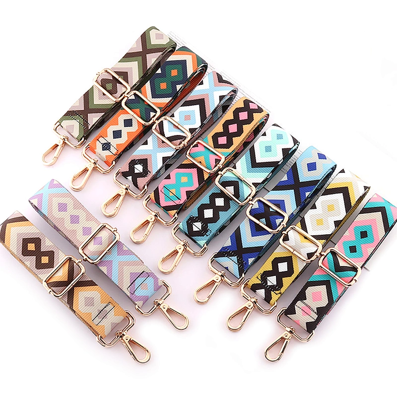 New Arrived Wide Shoulder Webbing Strap Solid Color Leather Bag Accessories Adjustable Ribbon Handbag Strap