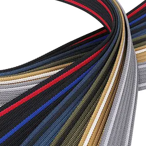 2024 Luxury Hot Sale Factory Automatic Buckle Woven Braid Custom Sublimated Printed Logo Men Canvas Nylon Fabric Belt