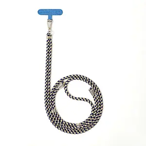 Mobile Phone Accessories Universal Wrist Strap Patch Tab Lasso Tether Cell Mobile Smartphone Phone Case Lanyard With Metal