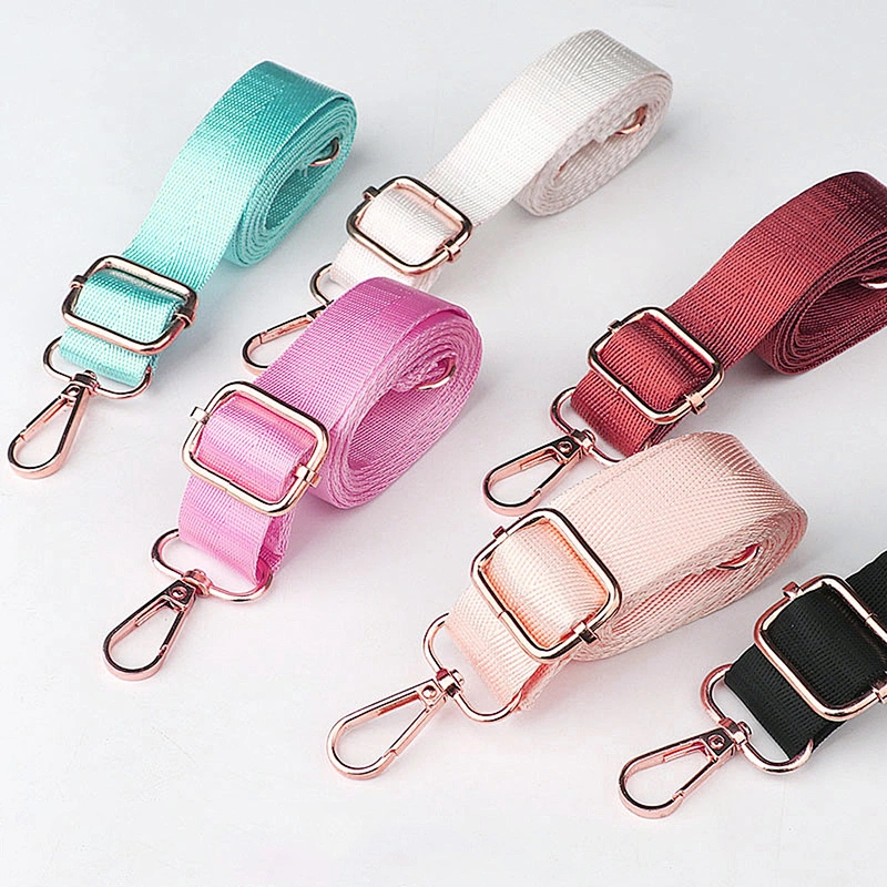 for Custom Adjustable Polyester Nylon Woven Wide 2.5cm 120cm 150cm 70cm Handbag Handle Shoulder Crossbody Canvas Belt Bag Strap