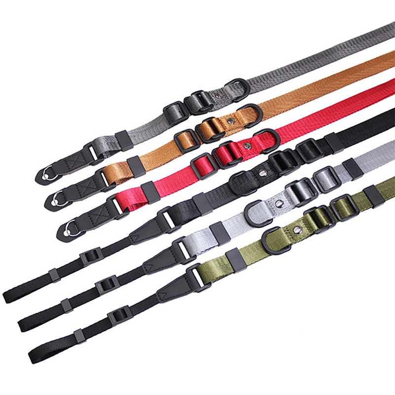 Yihong pure color nylon crossbody should neck quick adjustment Camera Strap