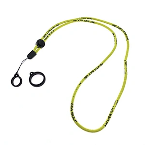 Wholesale Blank Other Printed Logo Custom Tool Halter USB Fabric Woven Jacquard with Silicone Ring Neck Sport Nylon Rope Lanyard