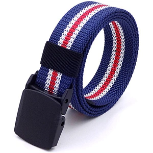 All Match Woven Braided Webbing Women Business Men Lady Universal Factory Manufacturer Thick Custom Nylon Canvas Fabric Belt
