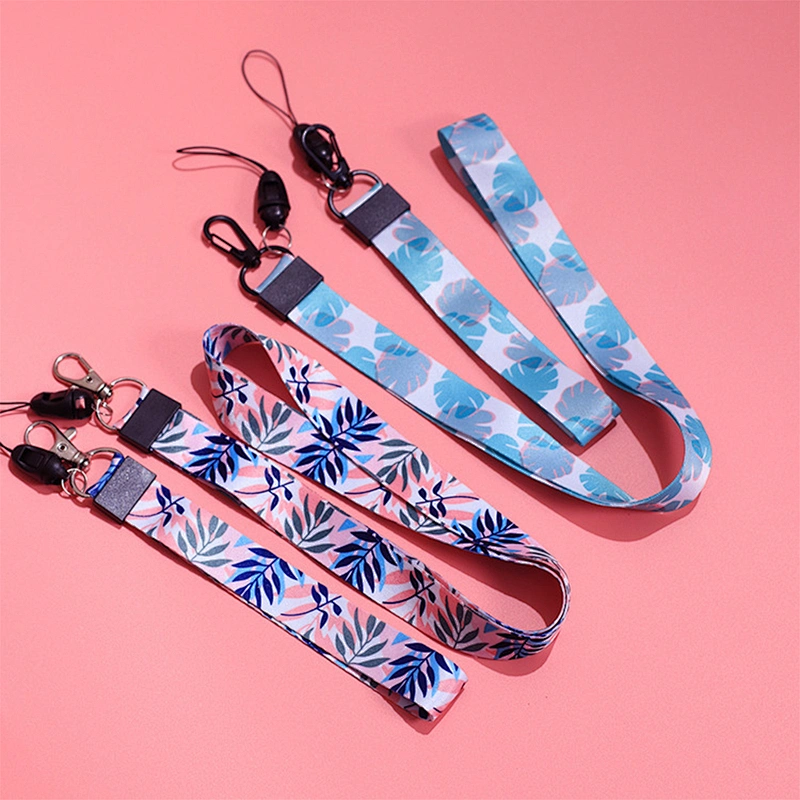 Luxury Rope ID Card Strap Cute Short Custom Nursing Medical Wristlet for Key Wrist Keychain Necklace Teacher Polyester Lanyard