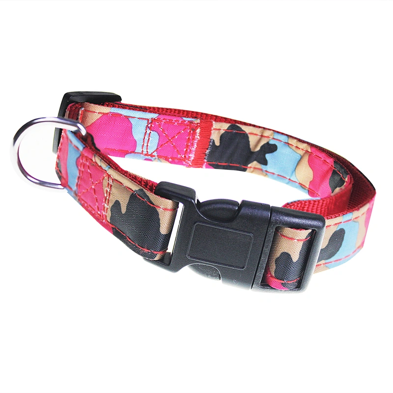 Colorful Printed 3 in 1 Adjustable Waterproof Cloth Imitation Nylon Tarpaulin with Collar and Chest Strap Pet Dog Rope Leash Set