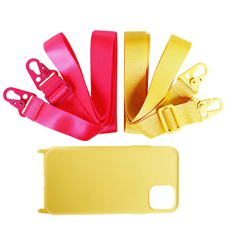 Universal Detachable Shoulder Hang Cord Neck Polyester Lanyard Rope Phone Crossbody Mobile Set Cell Patch Phone Strap