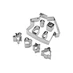 Stainless Steel Baking Christmas House Shape Cookie Cutter Mold DIY Geometric Biscuit Cutters