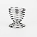 Silver Stainless Steel Spring Wire Tray Boiled Egg Cup Spring Holder