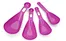 plastic measuring spoons