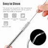 Stainless Steel Drinking Straw Set of 4pcs