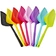 slotted plastic spoon