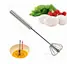 Hot Sell Stainless Steel Push Down Rotating Whisk For Home Kitchen