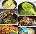 slotted plastic spoon