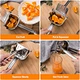 Stainless steel citrus press