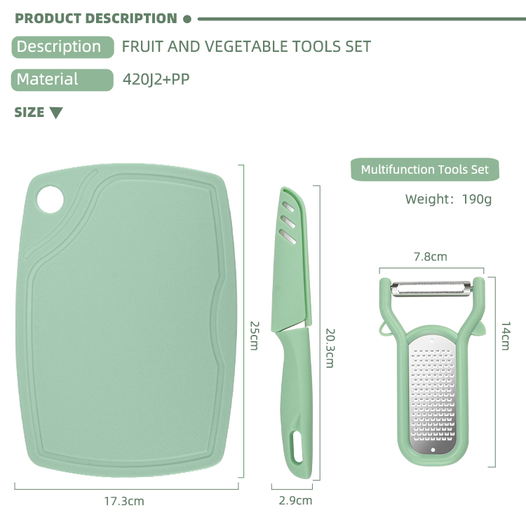 Kitchen cutting board set