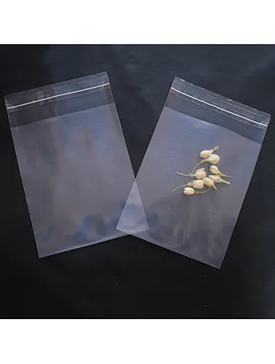 clear plastic poly opp bags