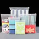 ES Biodegradable Matte Frosted Black White Ziplock Bag OEM Waterproof Bag Zipper Plastic Zip Packing Bag For Clothes Clothing