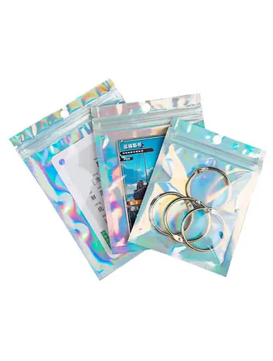 Holographic Zip Lock Bag