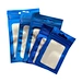 200pcs/lot Mylar Food Ziplock Bag Retail Colored Matte Aluminum Foil Plastic Packaging Bags Flat Self Seal Zip Lock Package Bag