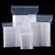 ES Factory Supplies Reclosable Self Adhesive Mini Packaging PE Pouch Jewelry Transparent single zipper bag
