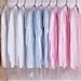 ES Custom Waterproof Dustproof PE Clear Garment Bag Suit Cover Bag Dust Cover For Clothes Storage