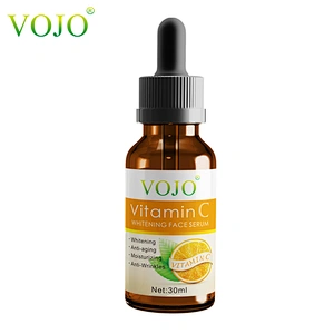 VOJO 30ml Vc Whitening Essential Remover Speckle Fade Dark Spots Brighten Nourishing Skin Face Serum