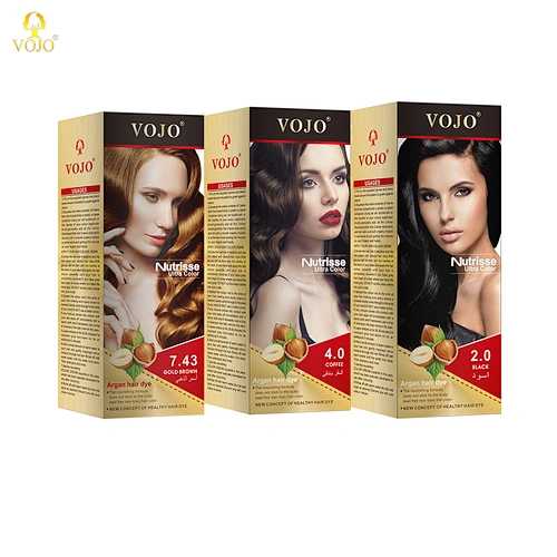 China Hair Dye Manufacturers YOSATEN Label Brazilian Black Hair Color Dye Samples Free