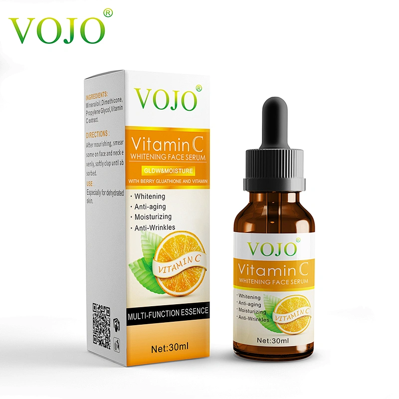 VOJO Organic Face Skin Vitamin C Serum Private Label Hyaluronic Acid Plant Extract VC extract Salud y Belleza Whitening Facial C